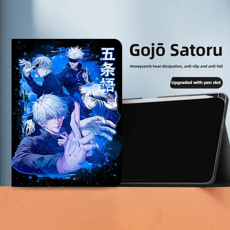 Jujutsu Kaisen Anime Apple iPad Soft Protective Case Cover with Pen Slot
