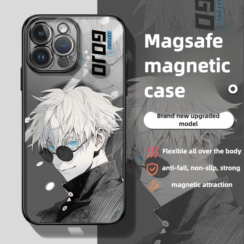 Gojo Magsafe Magnetic Phone Case Clear Style - HelloAnimeCases
