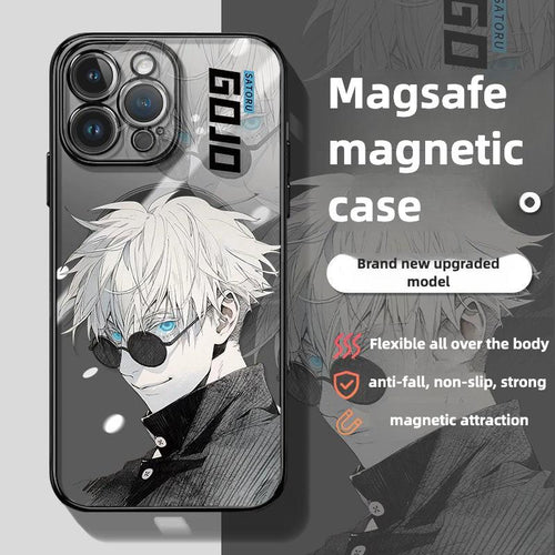 go phone cases Gojo Magsafe Magnetic Phone Case Clear Style