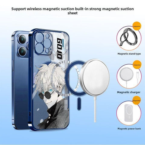 Gojo Magsafe Magnetic Phone Case Clear Style - HelloAnimeCases