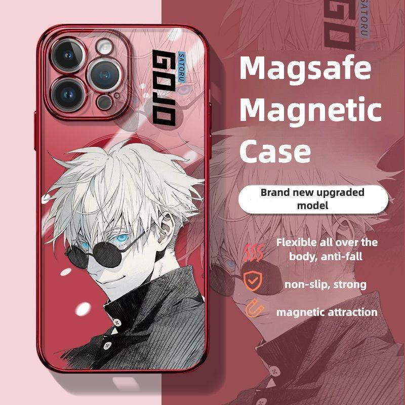 Gojo Magsafe Magnetic Phone Case Clear Style - HelloAnimeCases