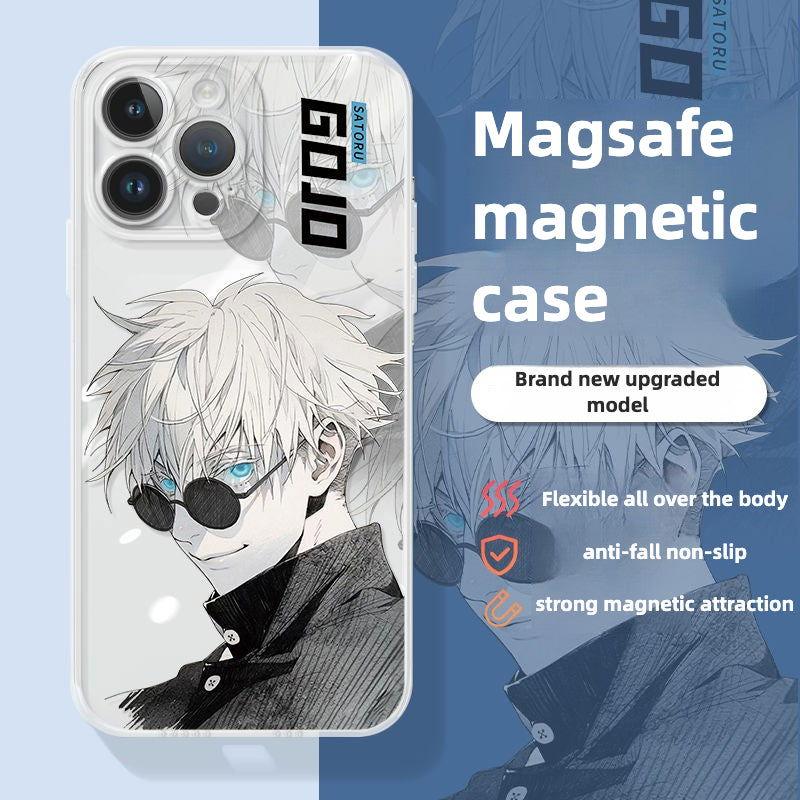 Gojo Magsafe Magnetic Phone Case Clear Style - HelloAnimeCases