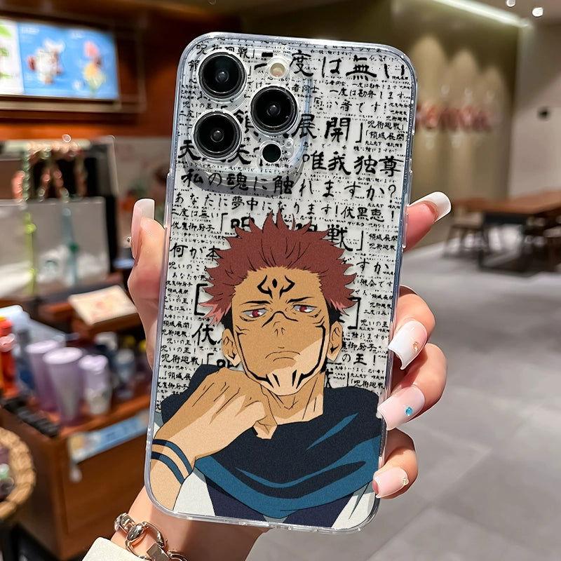 Gojo­ Satoru Ryomen Sukuna Transparent Phone Case for Samsung
