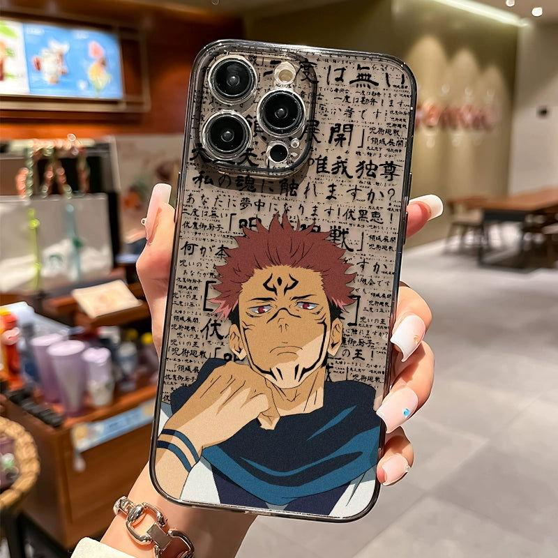 Gojo­ Satoru Ryomen Sukuna Transparent Phone Case for Samsung