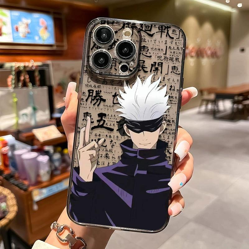 Gojo­ Satoru Ryomen Sukuna Transparent Phone Case for Samsung