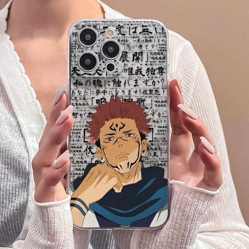 Gojo­ Satoru Ryomen Sukuna Transparent Phone Case for Samsung