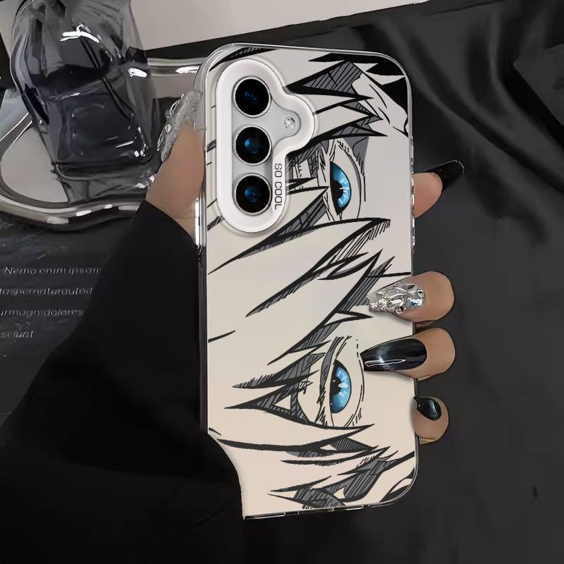 Gojo Satoru Samsung Galaxy Laser Phone Case - HelloAnimeCases
