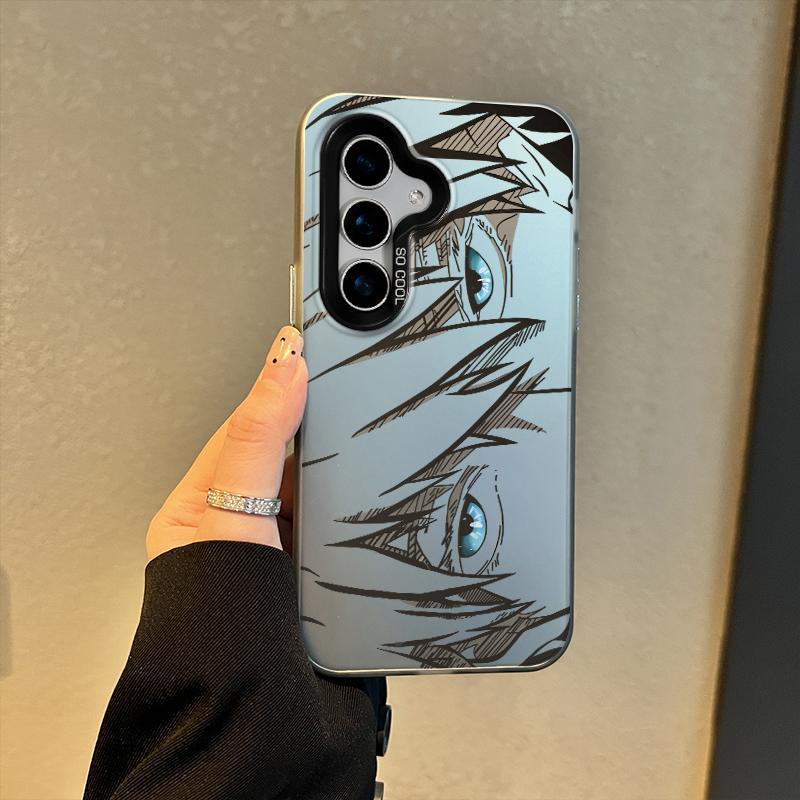 Gojo Satoru Samsung Galaxy Laser Phone Case - HelloAnimeCases