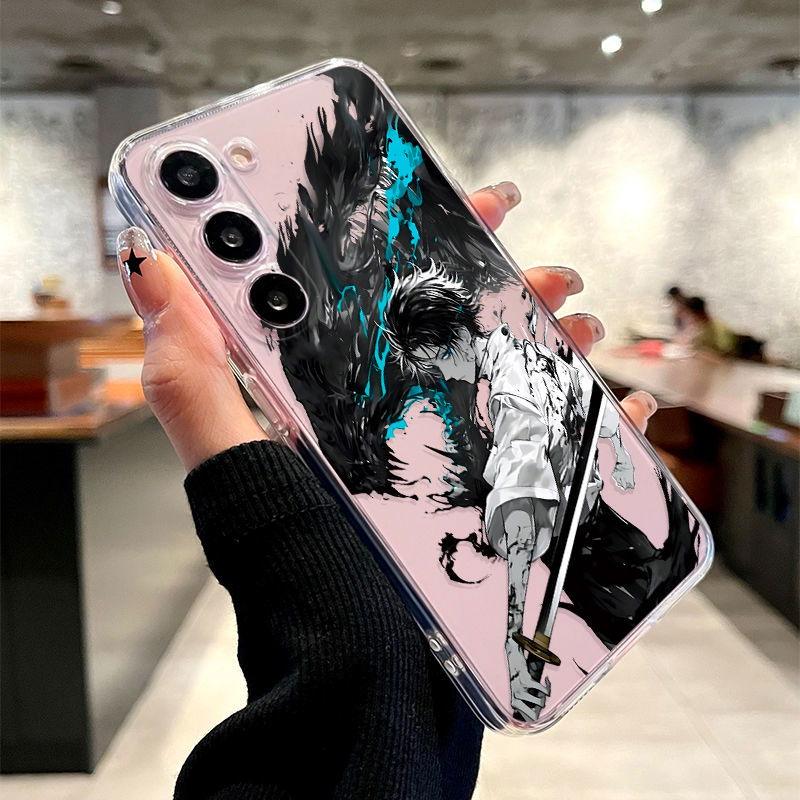 Gojo Satoru Samsung Silicone Clear Phone Case - HelloAnimeCases