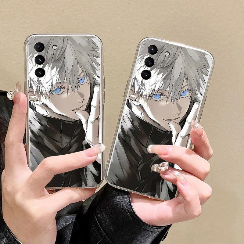 Gojo Satoru Samsung Soft Silicone Phone Case - HelloAnimeCases