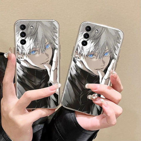 Gojo Satoru Samsung Soft Silicone Phone Case - HelloAnimeCases