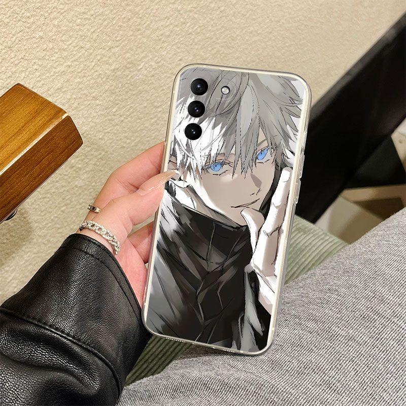 Gojo Satoru Samsung Soft Silicone Phone Case - HelloAnimeCases