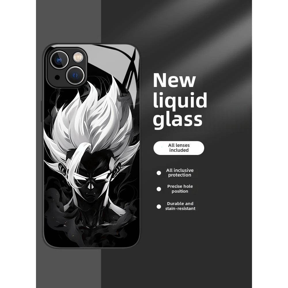 Goku Super Saiyan 4 Kakarot Liquid Glass Phone Case - HelloAnimeCases