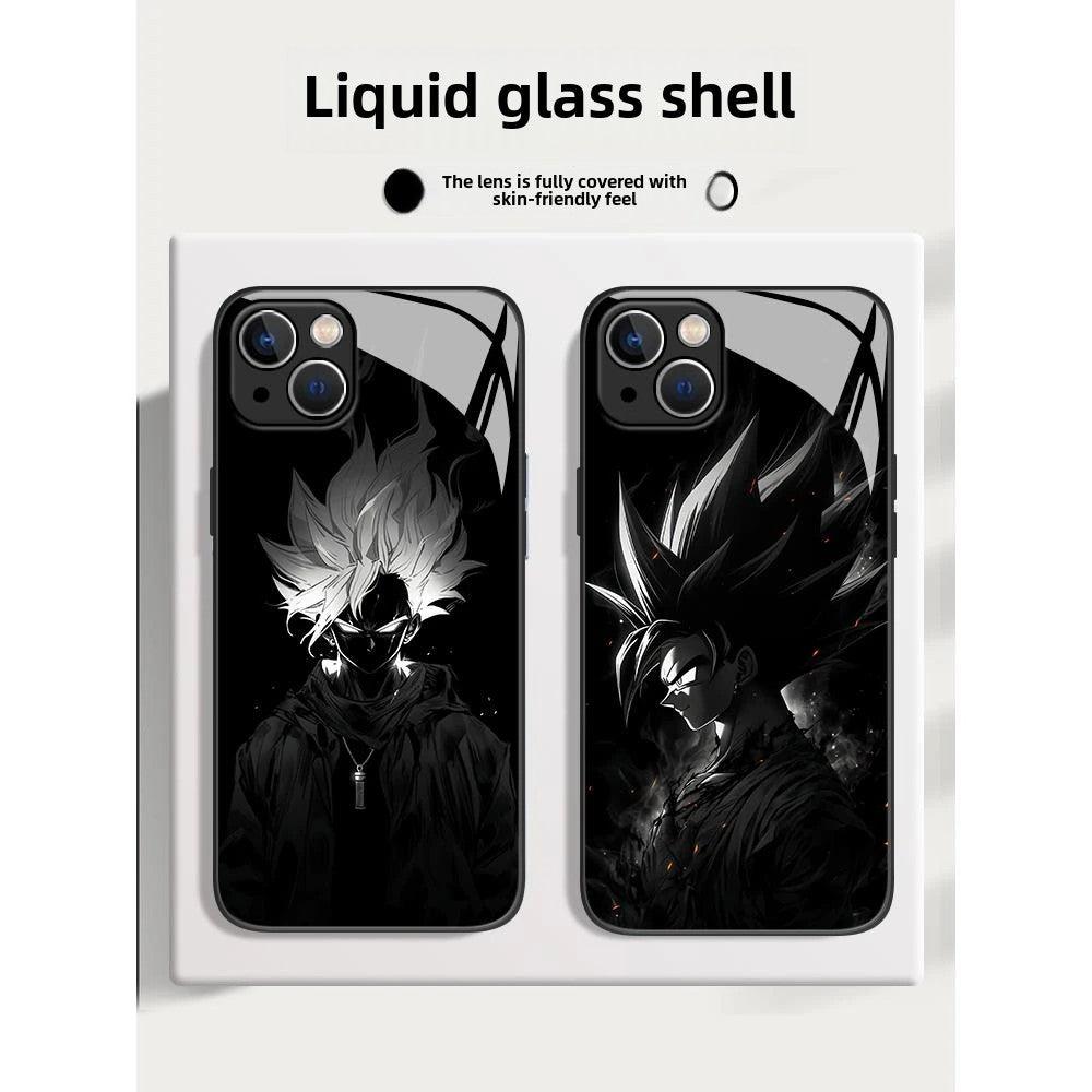 Goku Super Saiyan 4 Kakarot Liquid Glass Phone Case - HelloAnimeCases