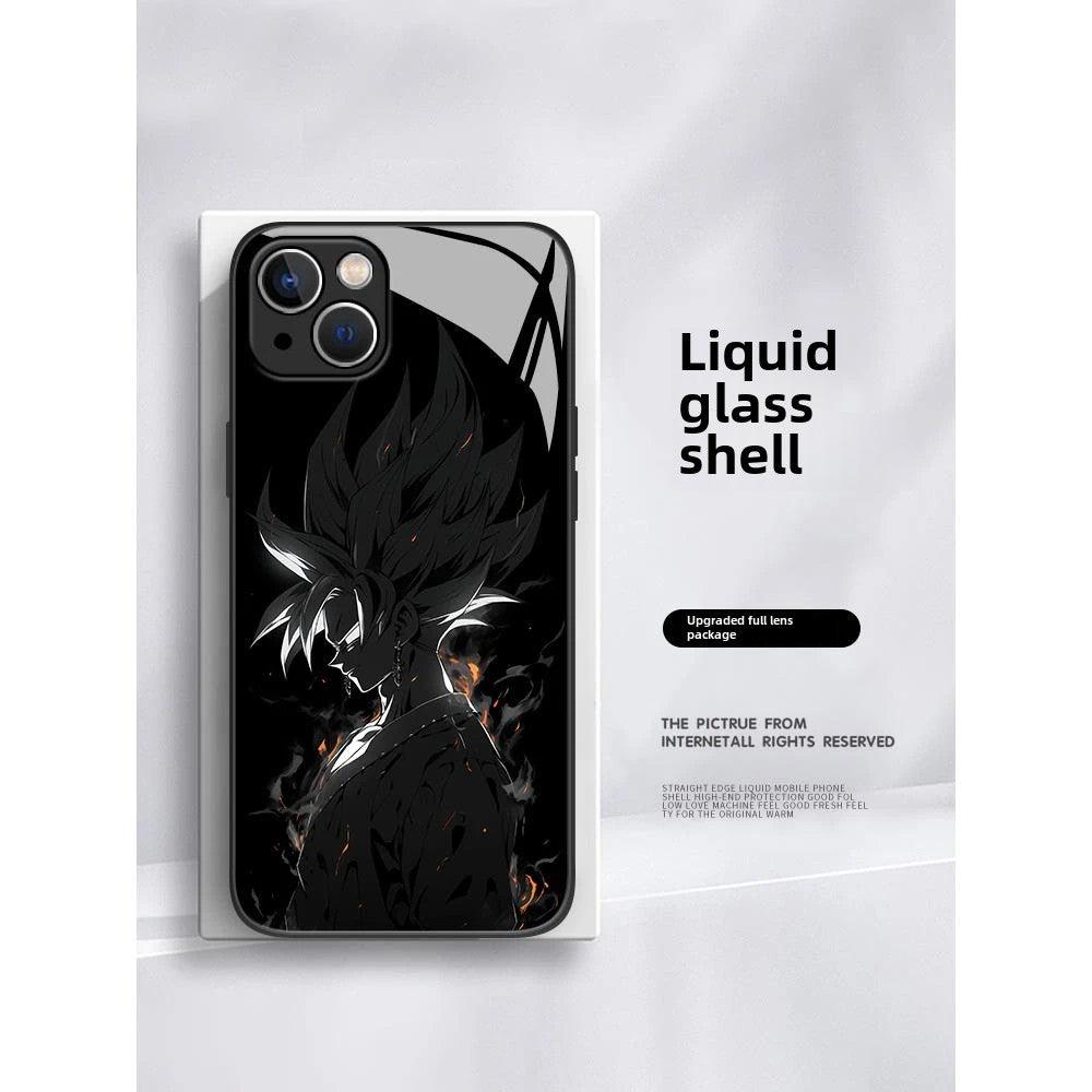 Goku Super Saiyan 4 Kakarot Liquid Glass Phone Case - HelloAnimeCases