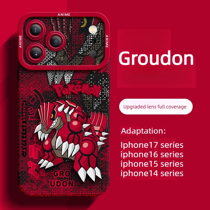 Pokemon Silicone Anime Phone Case for iPhone