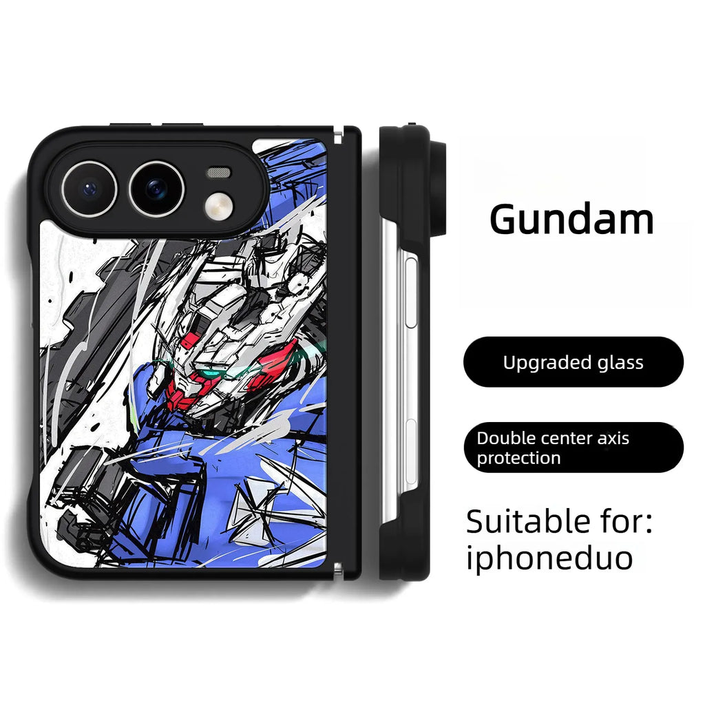 Gundam iPhone Duo Glass Magsafe Magnetic Phone Case