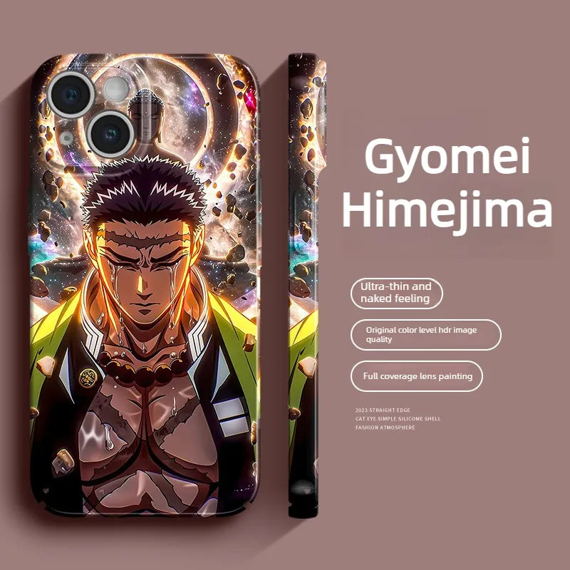 Demon Slayer Colorful Anime Phone Case for iPhone