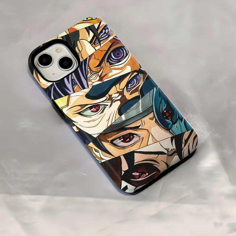 Naruto Phone Case for Iphone Series Double Layer Film Case