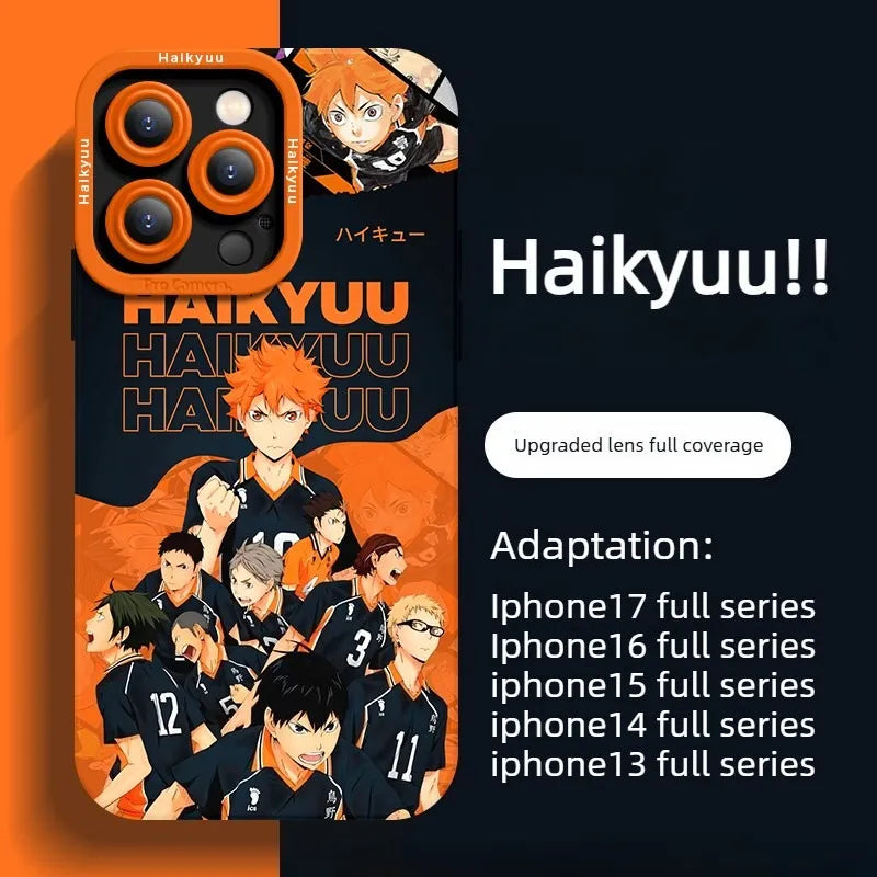 Haikyuu!! Silicone Phone Case for iPhone