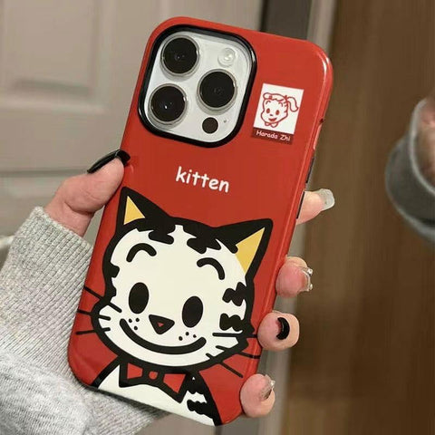 HARADA OSAMU Kitten Phone Case - HelloAnimeCases