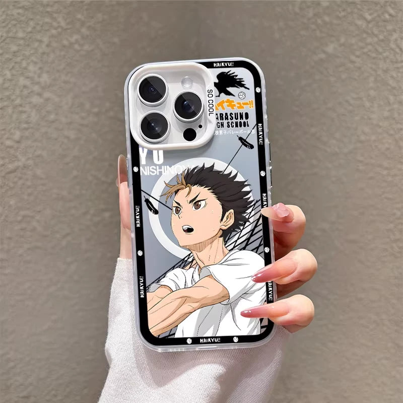 Funda de silicona para teléfono con el anime Death Note Nate River