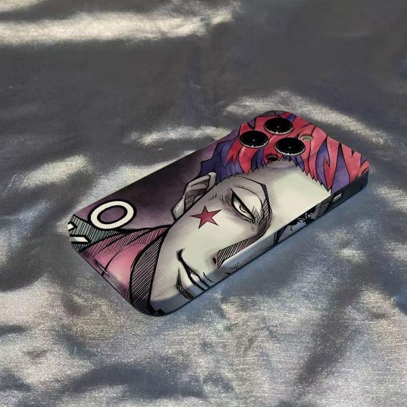 Half-faced Hisoka Phone Case - HelloAnimeCases