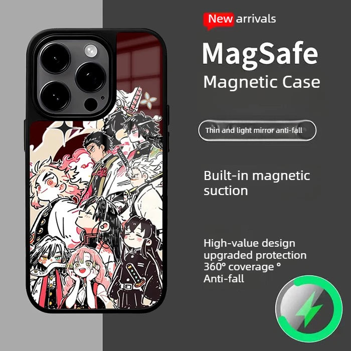 Demon Slayer Nine Hashira Group Magsafe Magnetic Phone Case