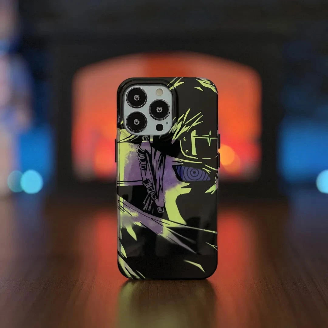 Hatake Kakashi Pain Laser Phone Case for IPhone - HelloAnimeCases