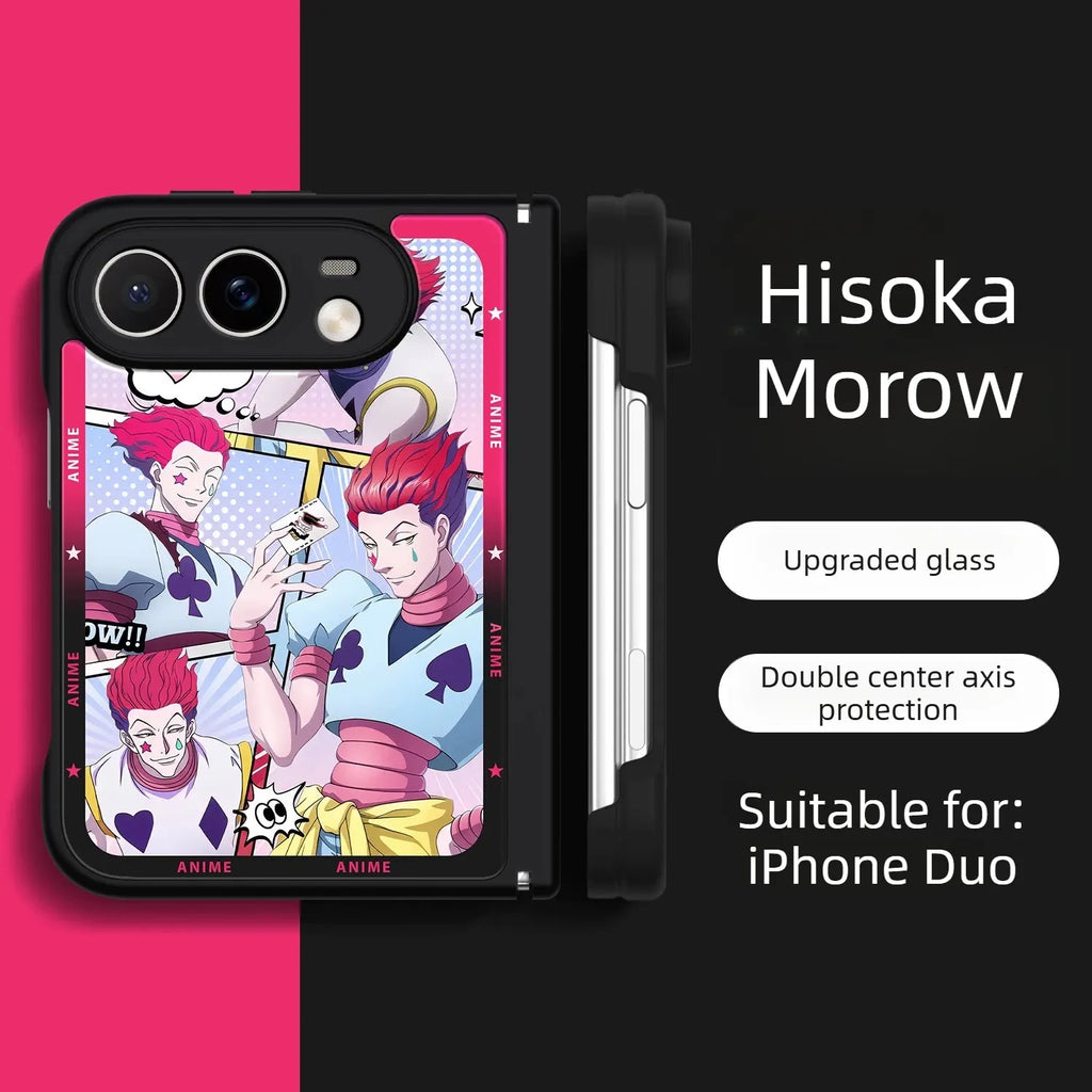 HUNTER×HUNTER Anime iPhone Duo Magsafe Case Glass Magsafe Phone Cases