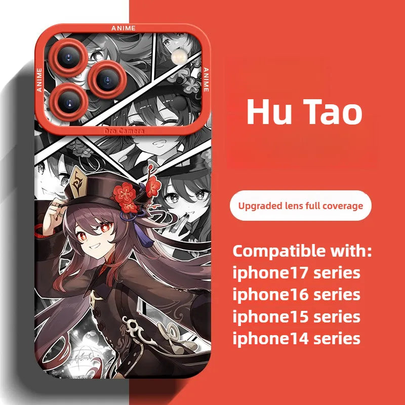 Funda de silicona para iPhone 17 de One Piece Brook Anime