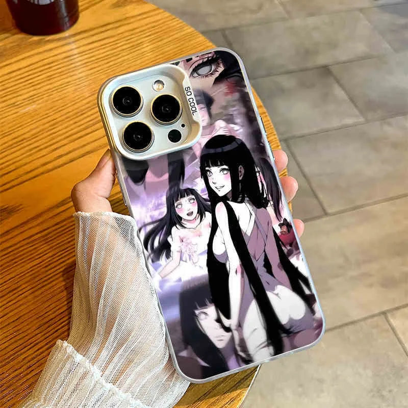 Funda para iPhone con el dibujo animado de Naruto Hyuuga Hinata