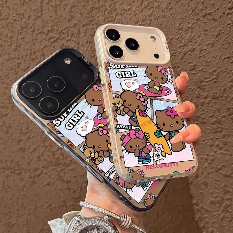 Fundas rígidas para teléfono serie 17 con adorable gatito bronceado