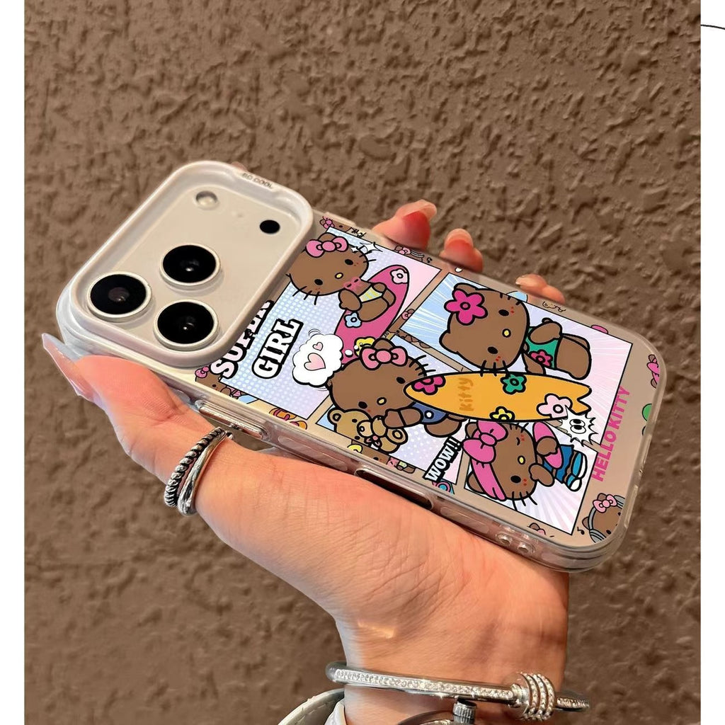 Fundas rígidas para teléfono serie 17 con adorable gatito bronceado