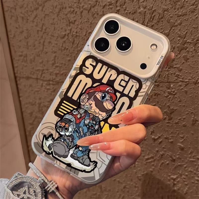 Funda para iPhone estilo láser de Mario