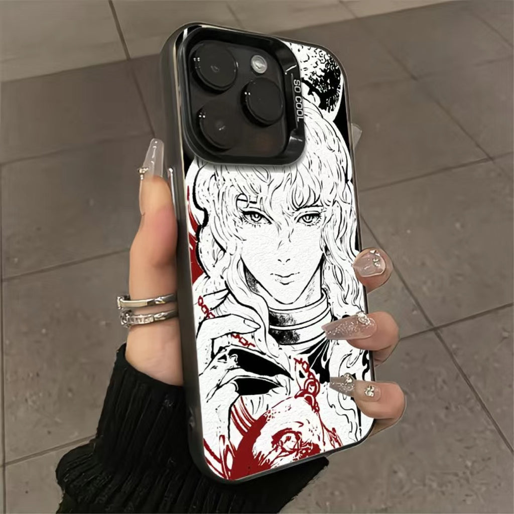 Bonita funda para teléfono Sailor Moon para iPhone, estilo brillante