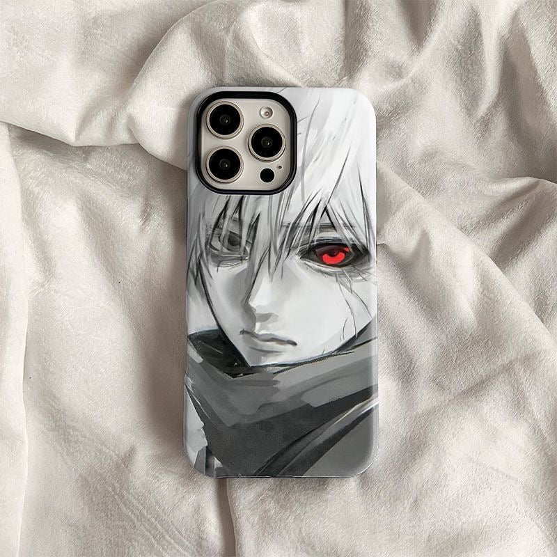 Tokyo Ghoul Boy Ken Kaneki Anime Phone Case iPhone 17 Hard Case
