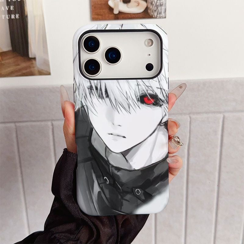 Tokyo Ghoul Boy Ken Kaneki Anime Phone Case iPhone 17 Hard Case