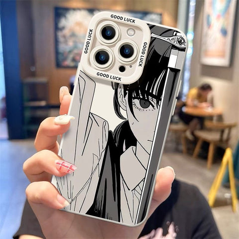 Chainsaw Man Mitaka Asa Anime Phone Case Silicone iPhone 17 Case