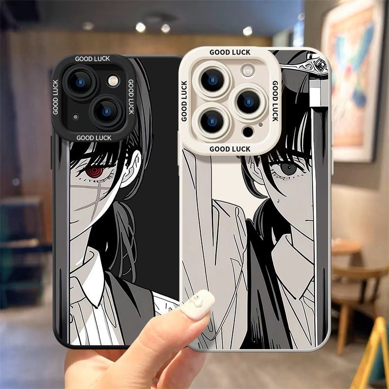 Chainsaw Man Mitaka Asa Anime Phone Case Silicone iPhone 17 Case