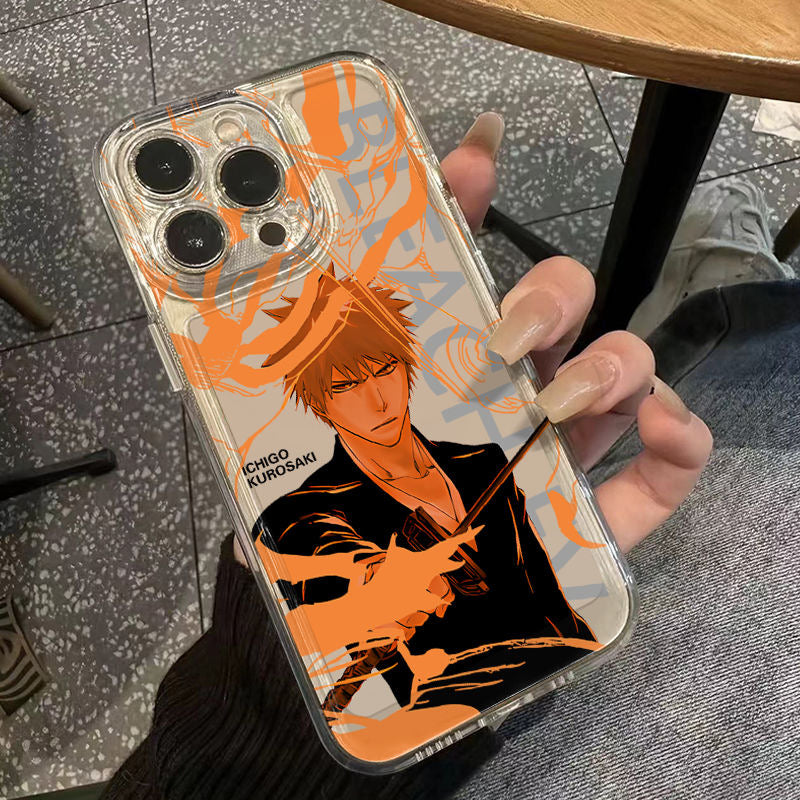 Funda transparente para teléfono de Bleach Kurosaki Ichigo