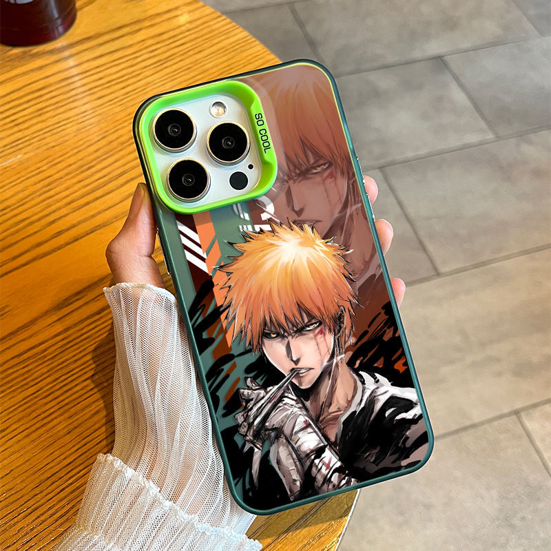 Bleach Kurosaki Ichigo Hard Phone Case Cover HelloAnimeCases Bleach Kurosaki Ichigo Hard Phone Case Cover HelloAnimeCases