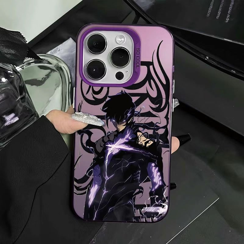 Solo Leveling Sun Jing Woo Hard TPU Anime Phone Case Cover