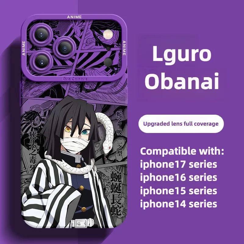 Demon Slayer Iguro Obanai Serpent Hashira Anime Phone Case iPhone 17 Case