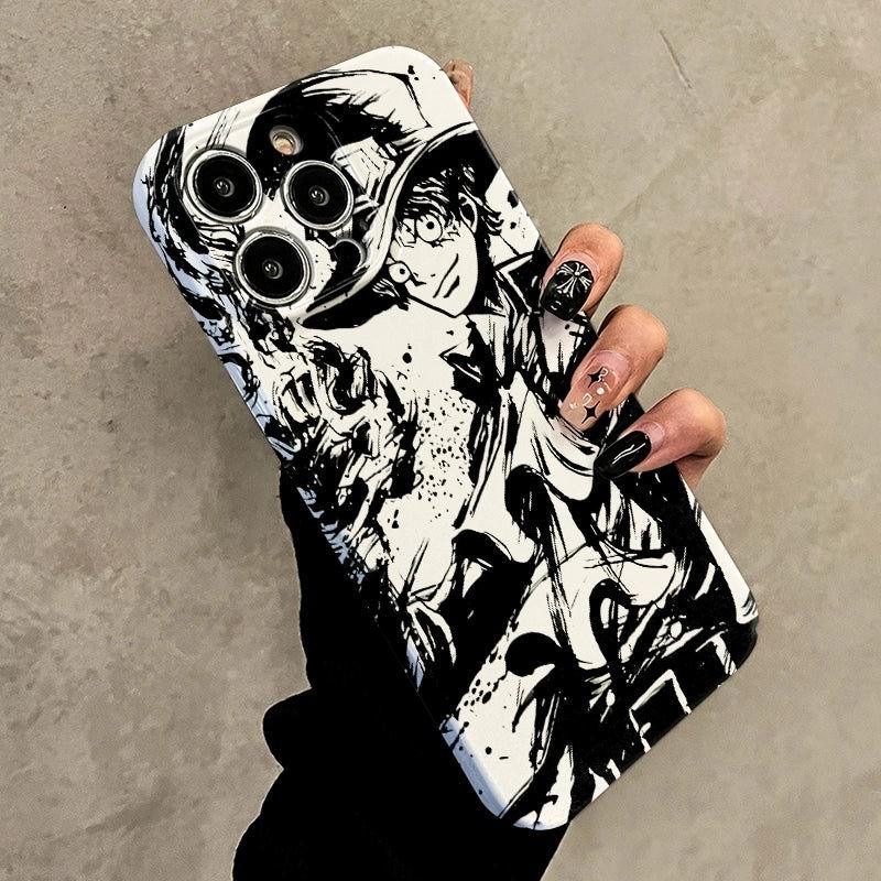 Ink Painting ONE PIECE Hard Anime Phone Case Anti-drop for Iphone Series - HelloAnimeCases