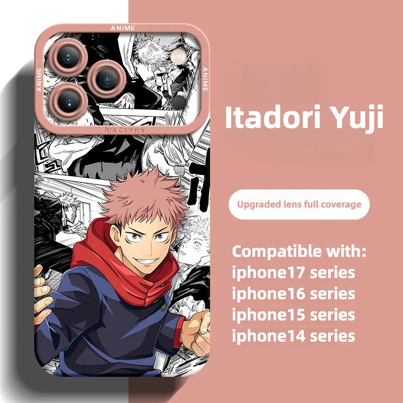 Anime Jujutsu Kaisen Satoru Gojo Funda para teléfono serie iPhone 17