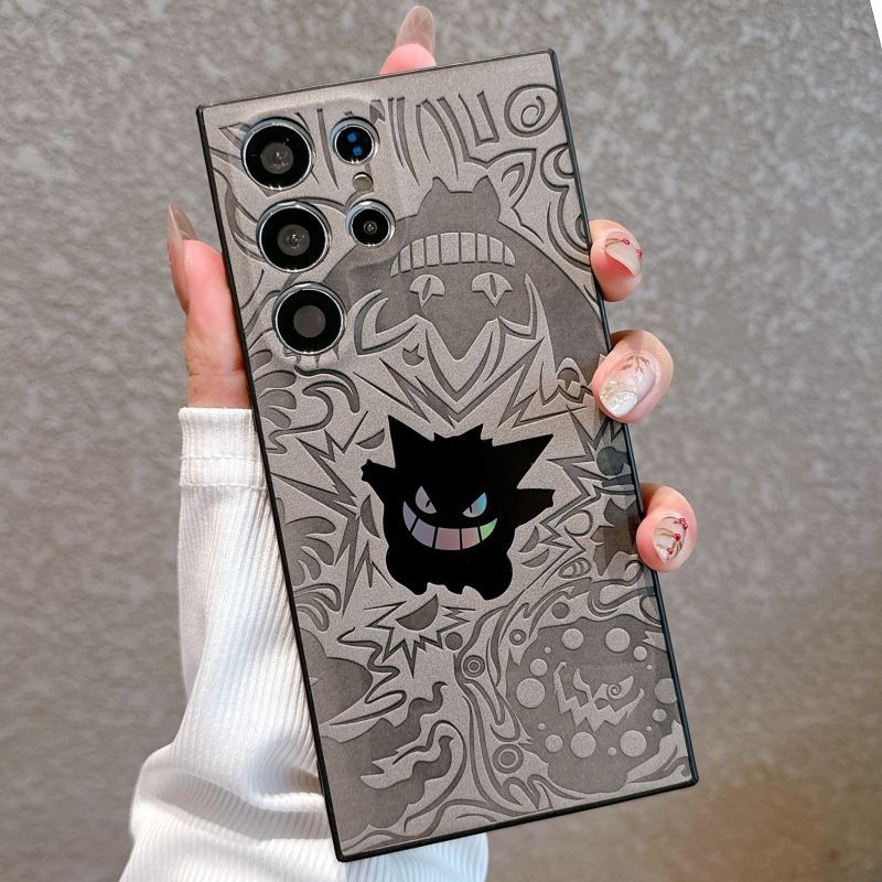 Pokemon Gengar 3D Relief Holographic Matte Magsafe Case for Samsung Phones
