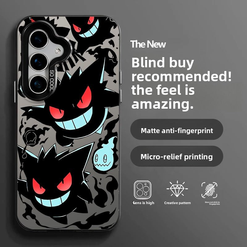 Pokémon Gengar Full-Cover Shockproof Matte Phone Case for Samsung