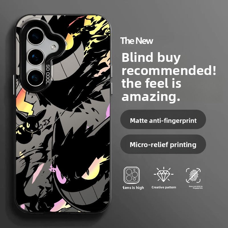 Pokémon Gengar Full-Cover Shockproof Matte Phone Case for Samsung