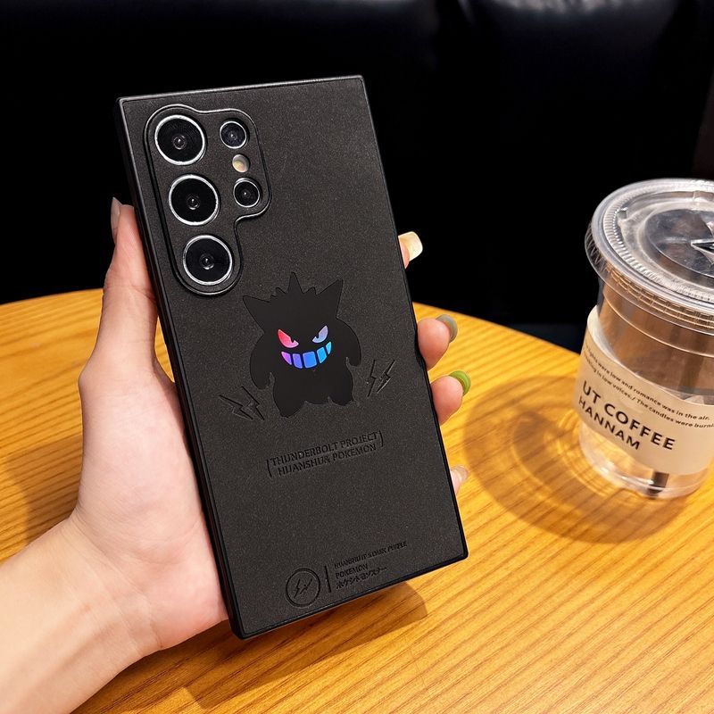 Pokemon Gengar 3D Relief Holographic Matte Magsafe Case for Samsung Phones